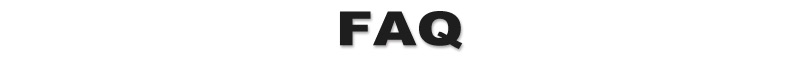 Frequently Asked Questions